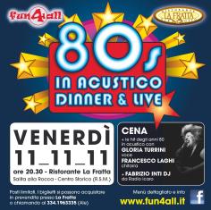 80s in acustico dinner & live